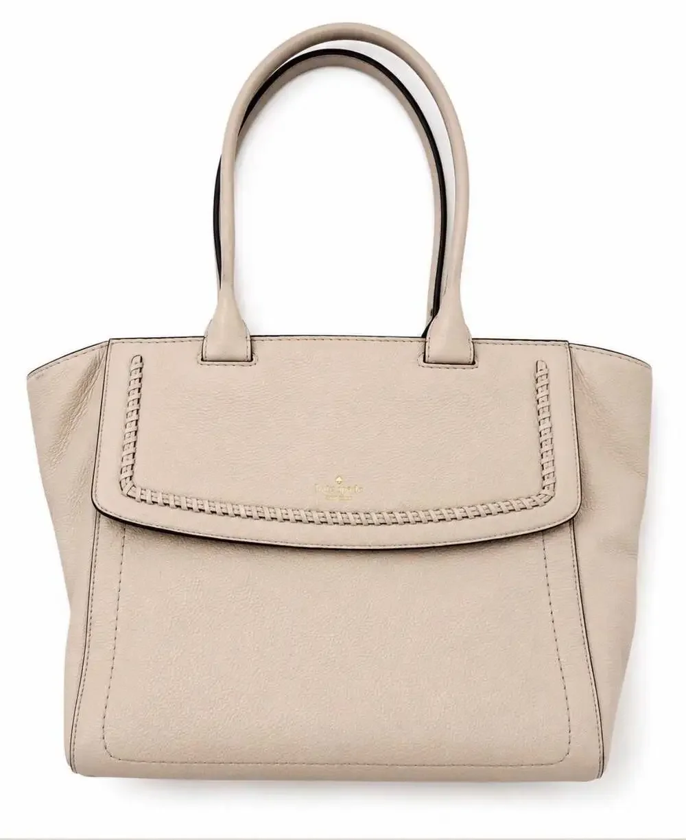 Kate Spade New York Hughes Street Sabriah Pebbled Leather Tote Bag